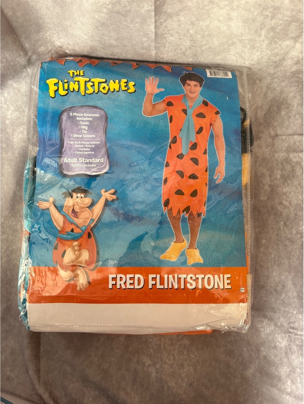 The Flintstones Fred Flintstone Adult Standard Costume 5 Piece Halloween #831